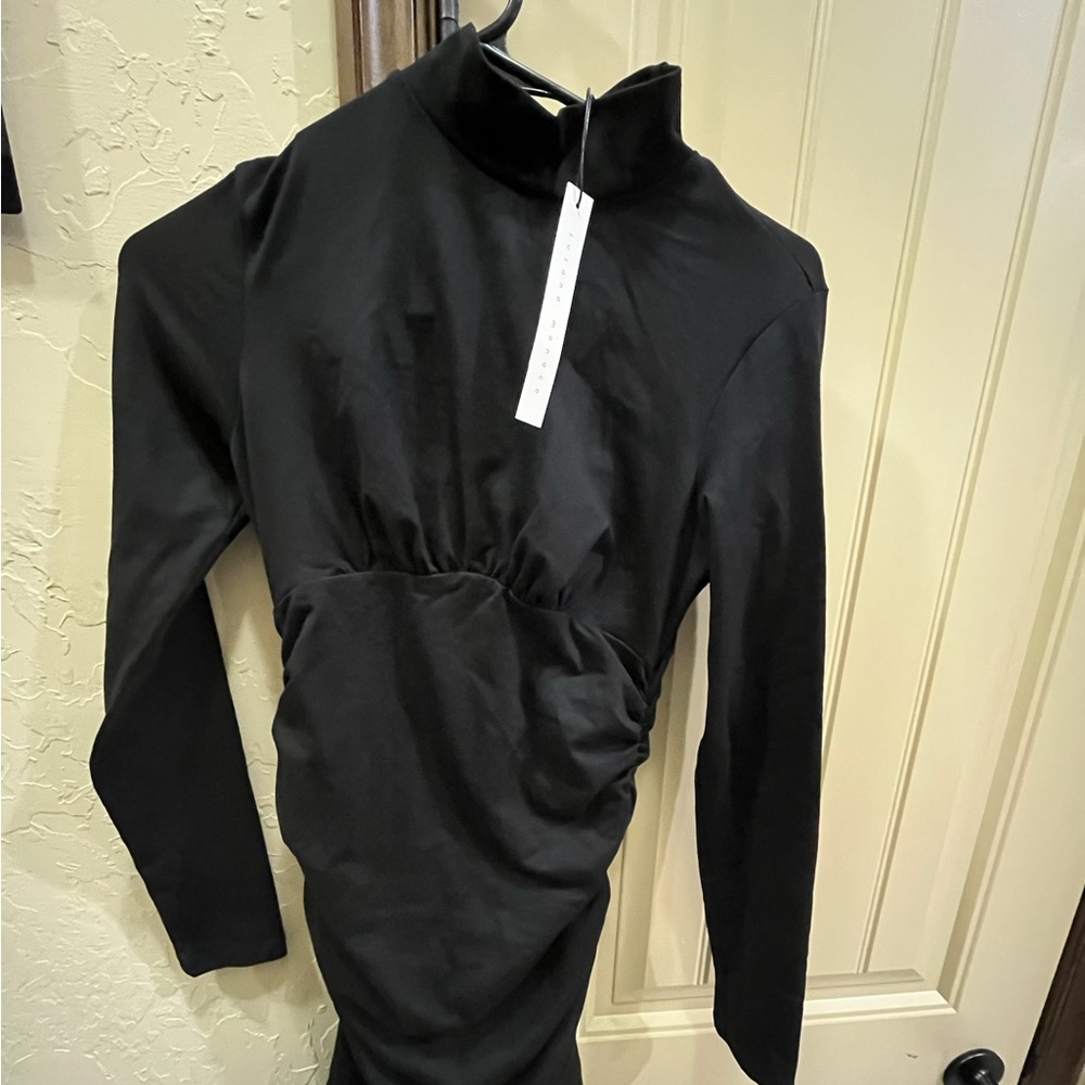 Susana Monaco NWT MINI dress black color size S